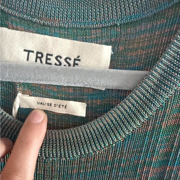 Chic Teal and rose Maxi Dress - Picture 2 of 4